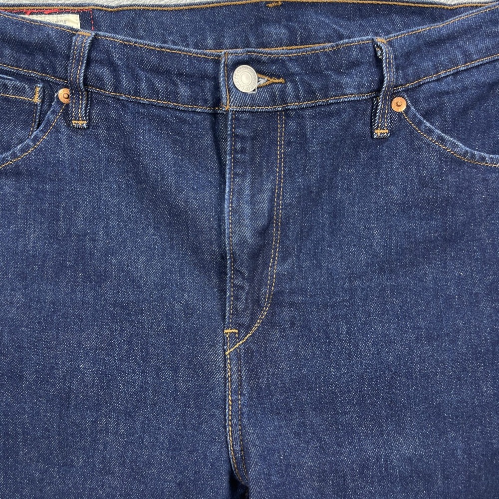 Levi's Premium Engineered Jean Shorts Women 34 Blue LEJ Cutoff Raw Hem Denim - Picture 2 of 16